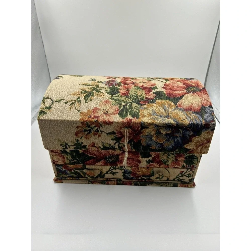 Tapestry Jewelry Box Set (2) Cottage Y2K‎ Shabby Chic Nordstrom *See Video*